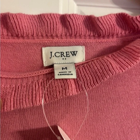 JCREW Factory Cotton Ruffle-neck Sweater - Picture 6 of 6